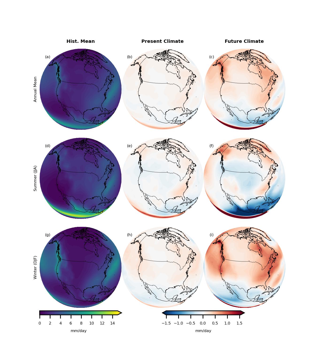 Seasonal Precipitation Anomalies